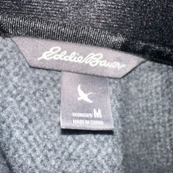 Eddie Bauer gray heathered M gorpcore full zip jacket - Picture 3 of 3